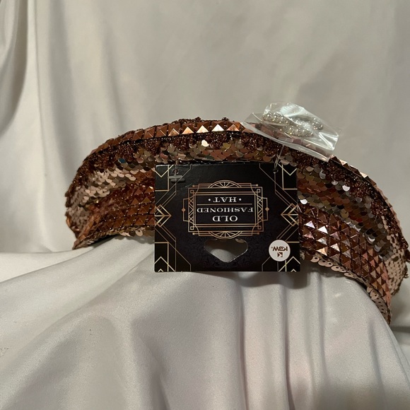 NEW TAGS Military style Sequin sparkly hat cap - Picture 5 of 12